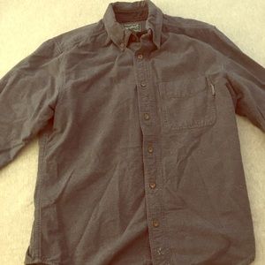 Woolrich Chambray Wool Indigo Button Down Shirt